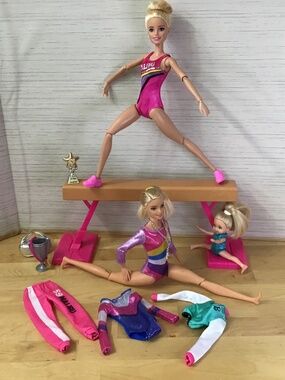 Barbie Dolls and Gymnastics